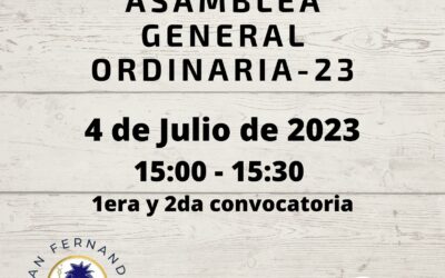 Convocatoria Asamblea Ordinaria 2023